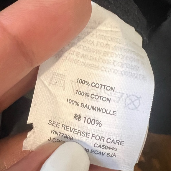 J.Crew Ruffle Dress size 8 color black cotton - Picture 7 of 7